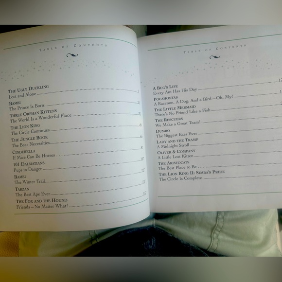 Disney NWT First Edition Animal Stories Book Copyright 2000 in Mint Condition - Picture 5 of 8